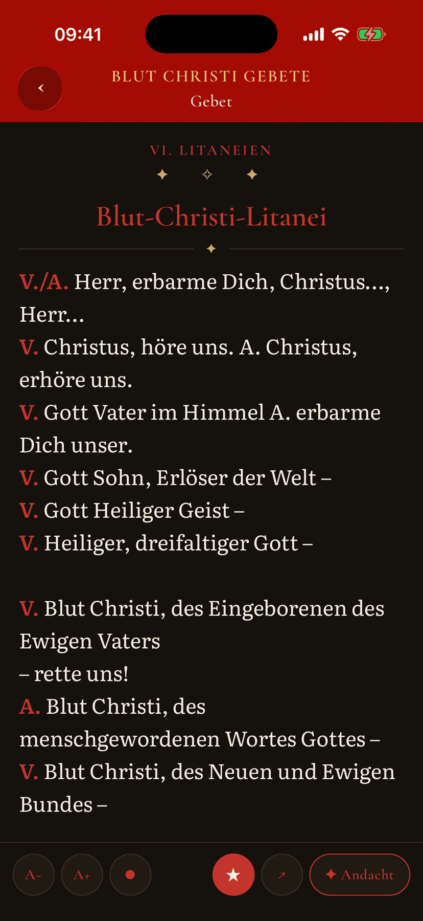 Gebet · Detail